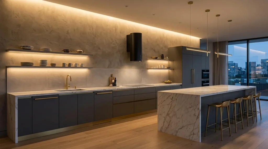 Hidden LED Wall Wash