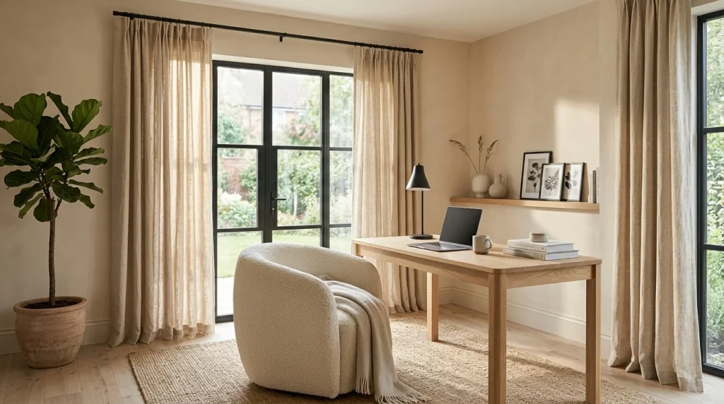 Linen Window Drapes