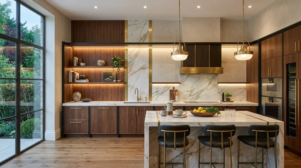 Mixed Material Wall