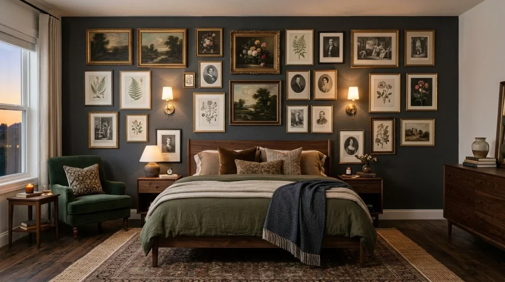 Moody Gallery Wall
