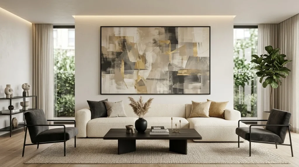 Oversized Abstract Art