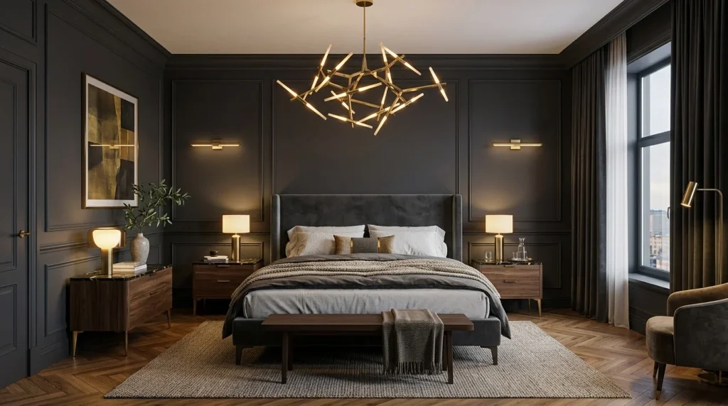 Sculptural Ceiling Chandelier