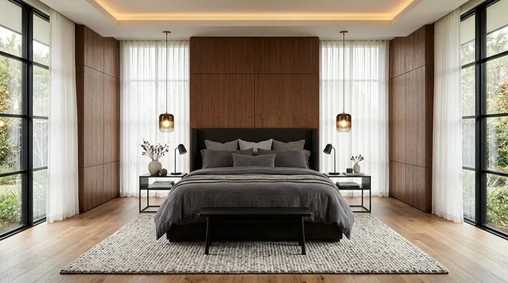 Walnut Panel Walls