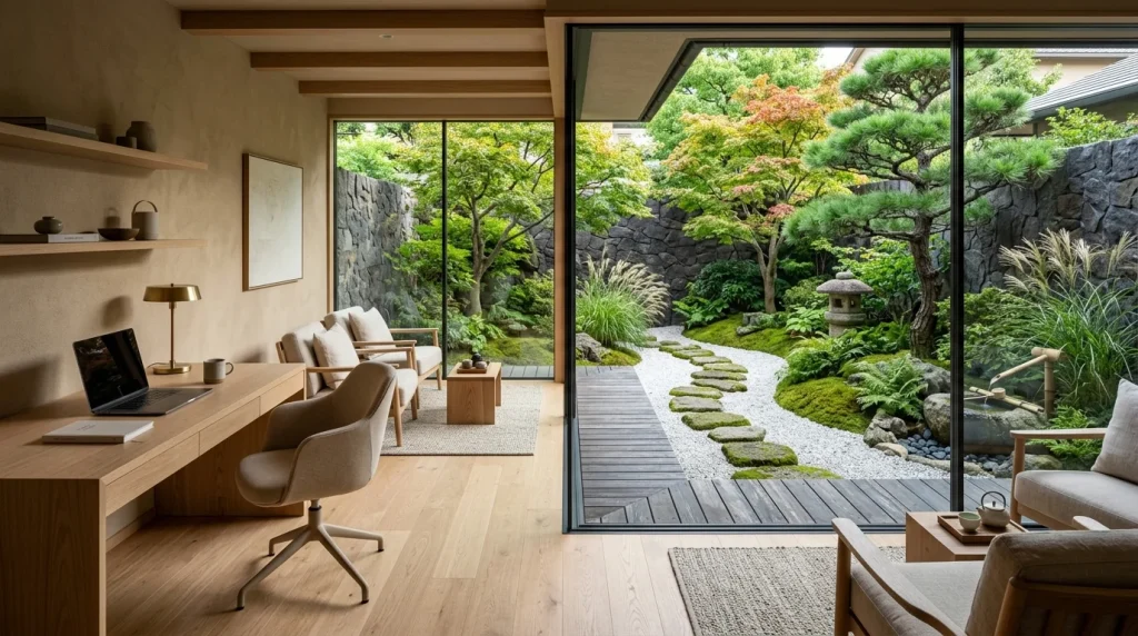 Zen Courtyard View